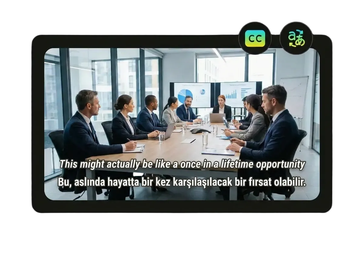 Generate Turkish subtitles online for meeting recordings with WayinVideo.